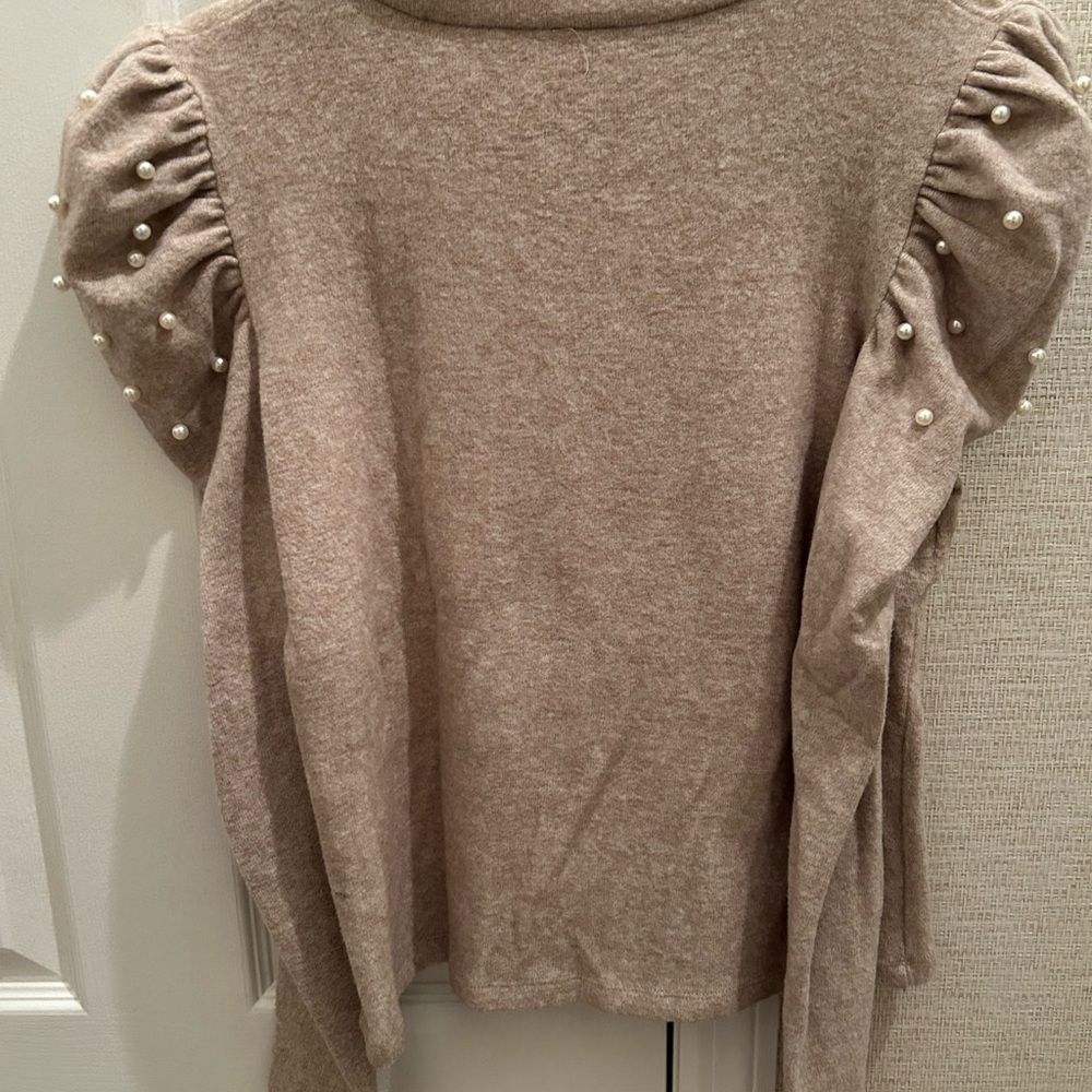 Zara Light Brown Knit Top